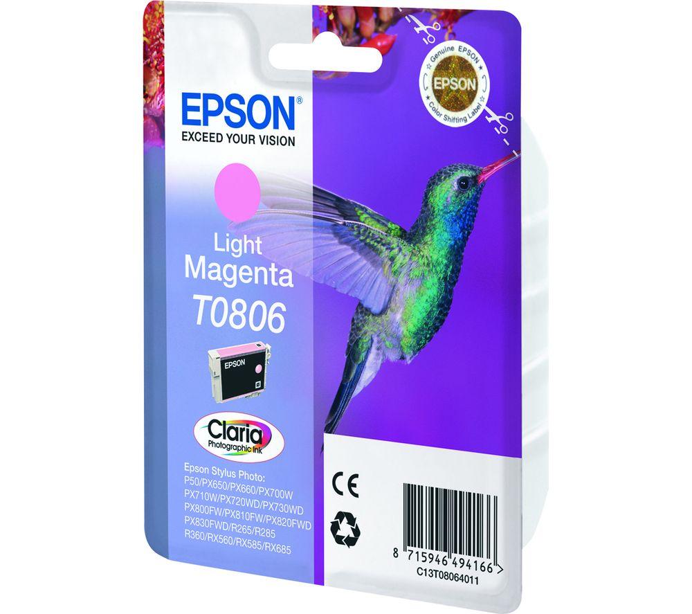 Epson T0806 Hummingbird Light Magenta Ink Cartridge
