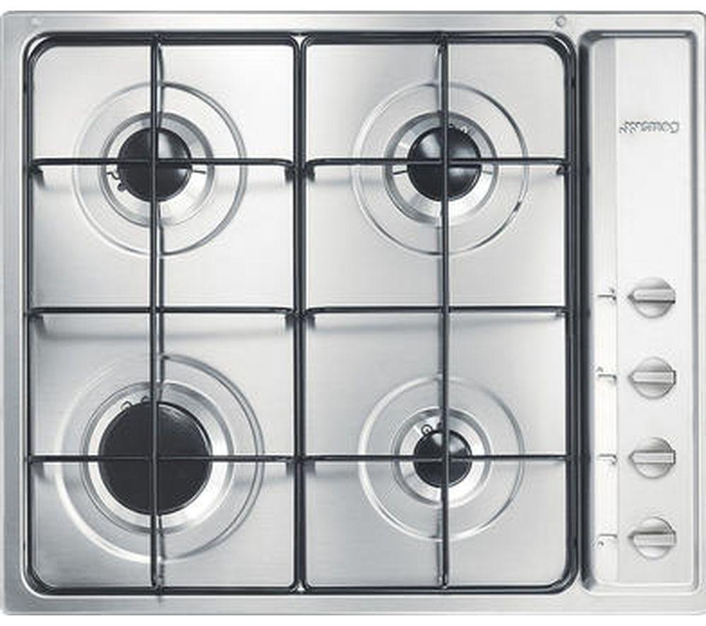 SMEG S64S Gas Hob - Stainless Steel