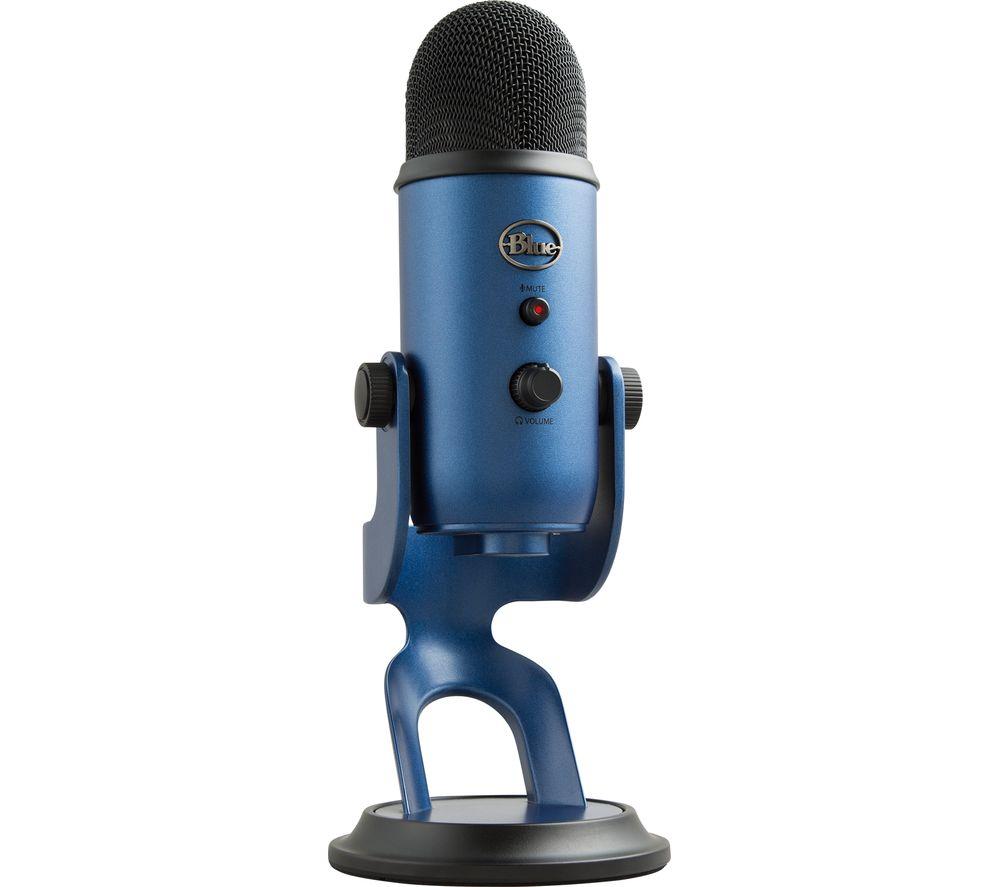 BLUE Yeti Professional USB Microphone - Midnight Blue  Blue