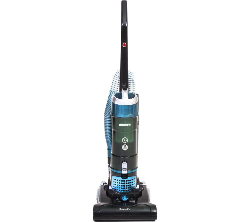 HOOVER Breeze Evo TH31BO01 Upright Bagless Vacuum Cleaner - Black & Turquoise