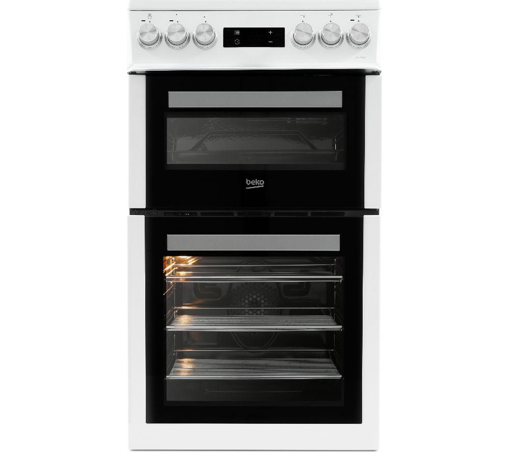 BEKO Pro XDVC5XNTW 50 cm Electric Cooker - White