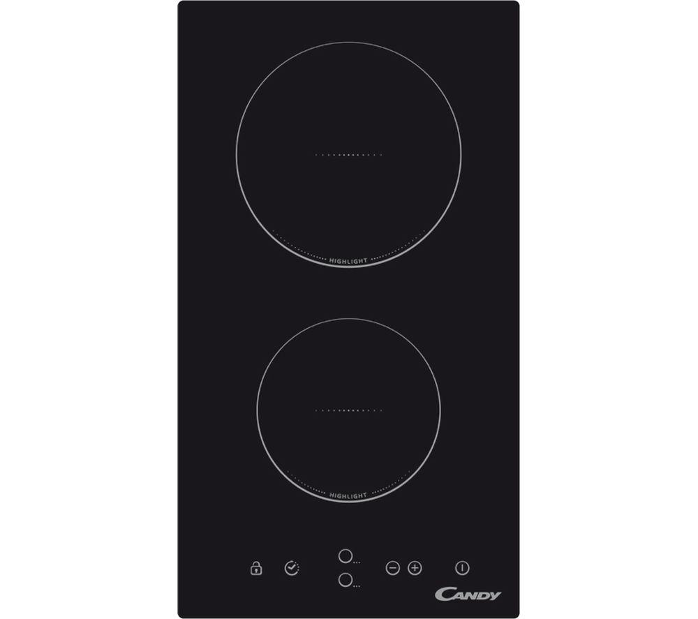 CANDY CDH30 Electric Ceramic Domino Hob - Black