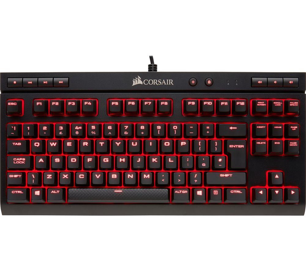 CORSAIR K63 Compact Mechanical Gaming Keyboard  Black