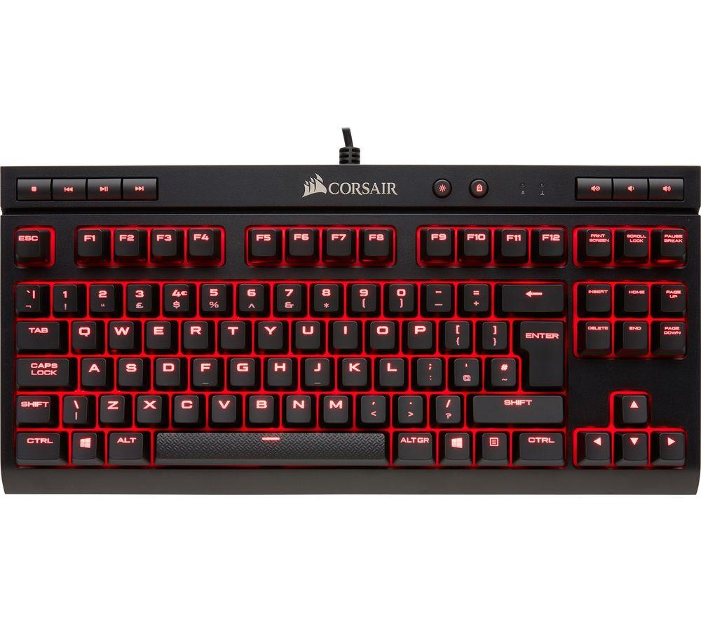 CORSAIR K63 Compact Mechanical Gaming Keyboard  Black