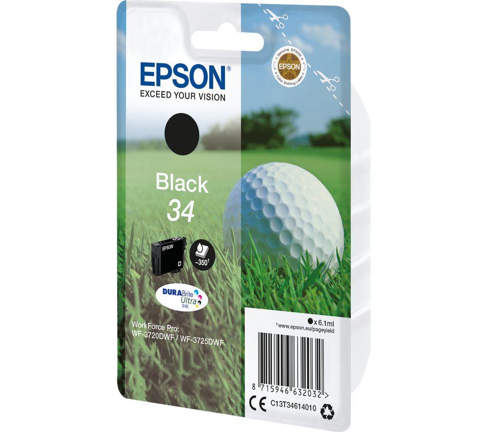 EPSON 34 Golf Ball Black Ink Cartridge
