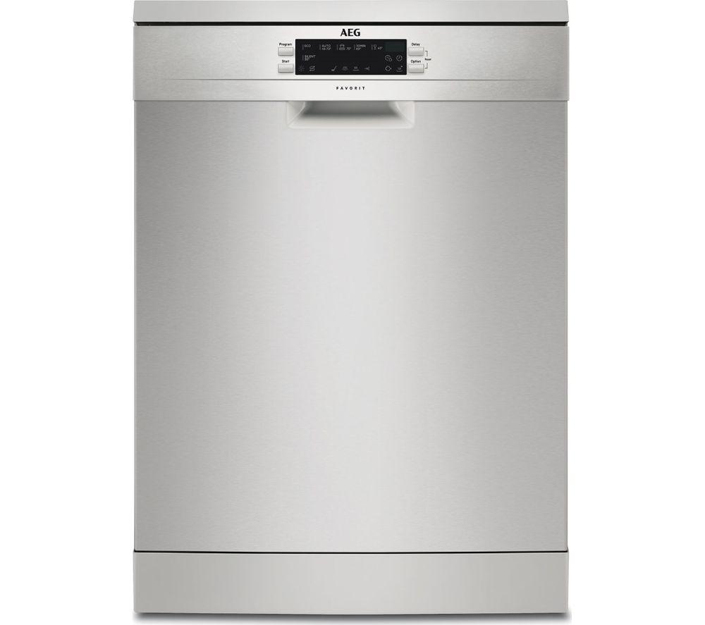 AEG AirDry Technology FFE62620PM Full-size Dishwasher - Stainless Steel