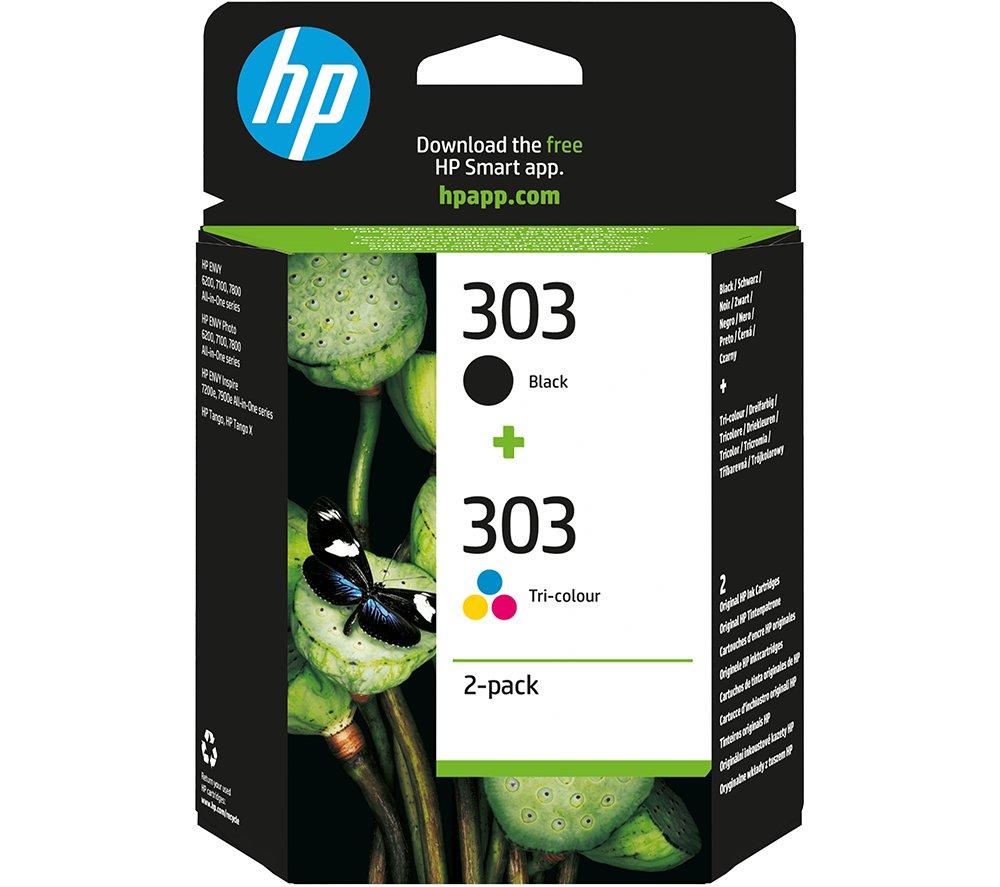 HP 303 Combo Tri-colour & Black Ink Cartridges
