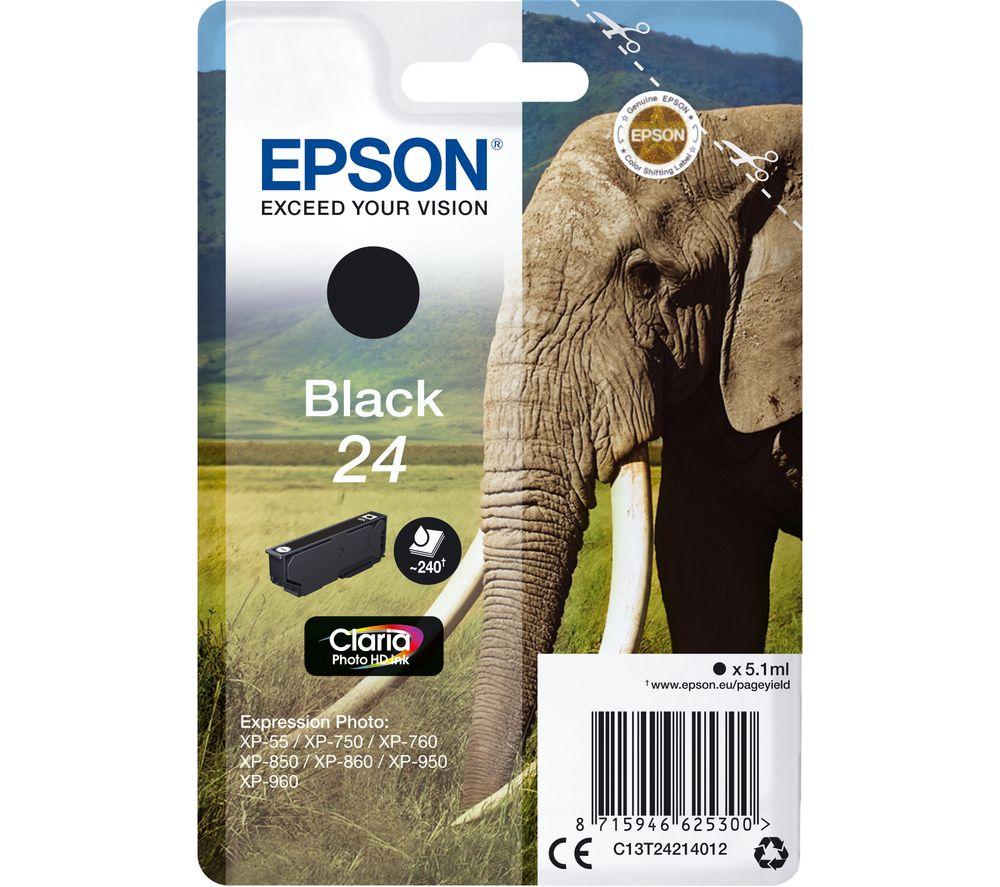Epson 24 Elephant Black Ink Cartridge