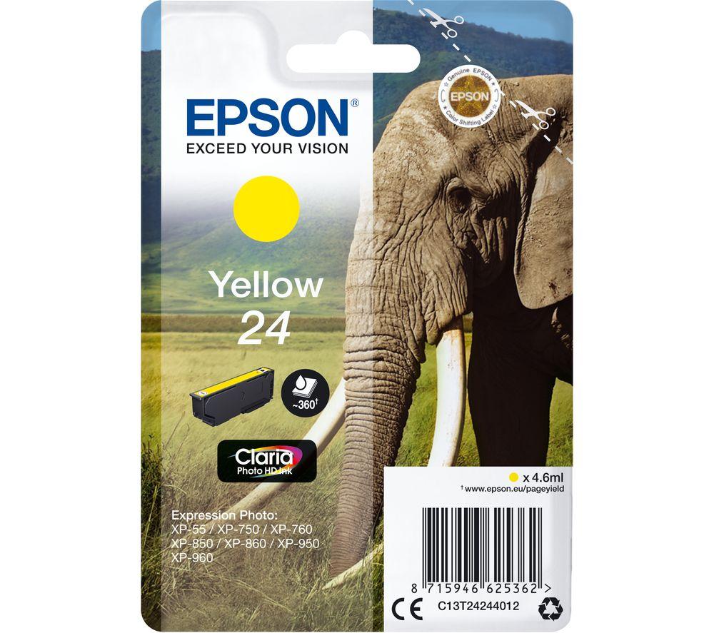 Epson 24 Elephant Yellow Ink Cartridge