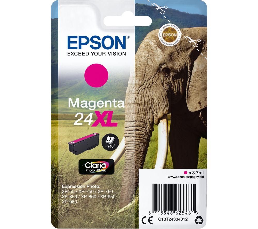 EPSON 24XL Elephant Magenta Ink Cartridge
