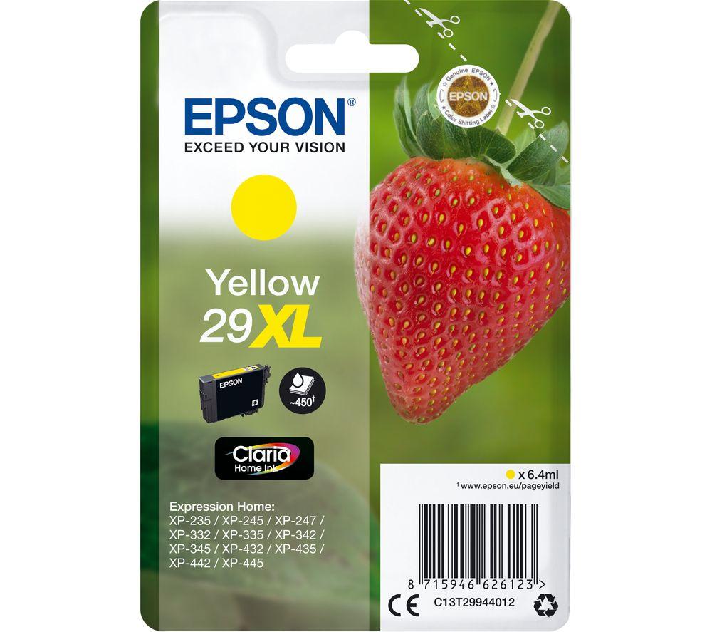 Epson 29XL Strawberry Yellow Ink Cartridge