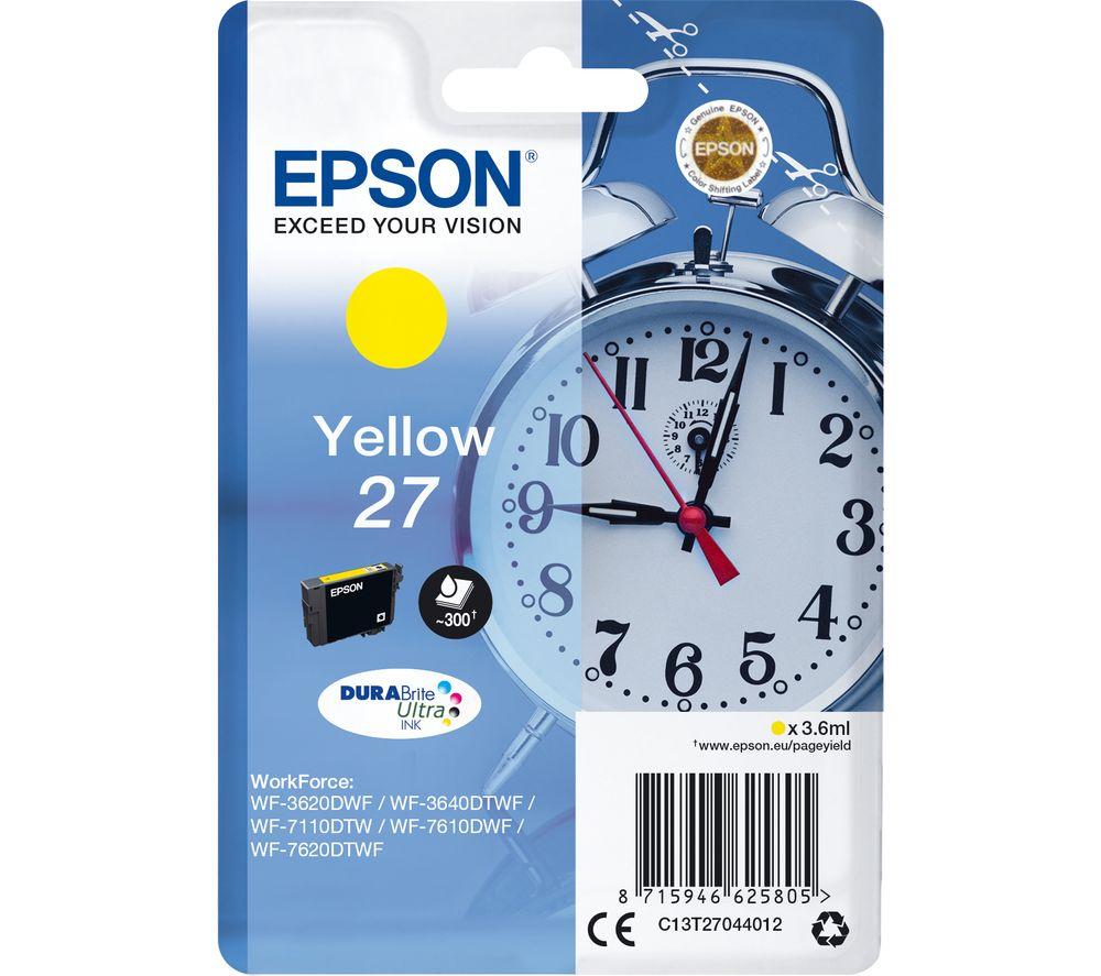 EPSON Alarm Clock 27 Yellow Ink Cartridge