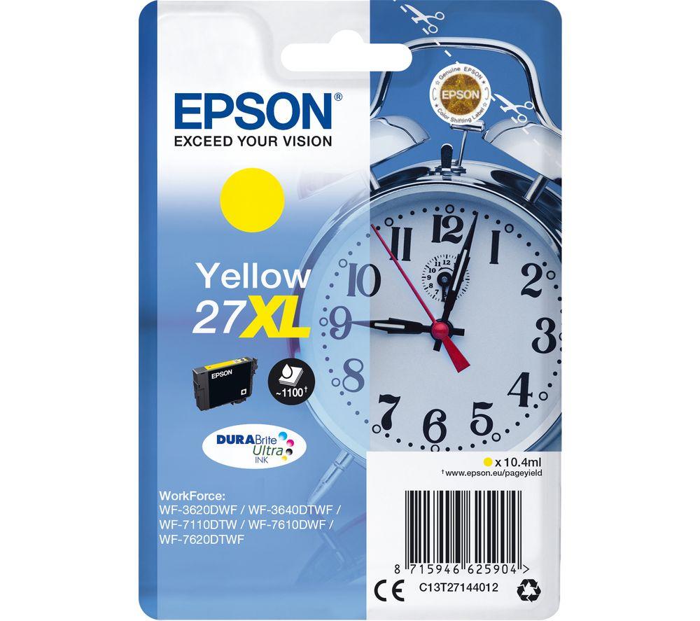 EPSON Alarm Clock 27XL Yellow Ink Cartridge