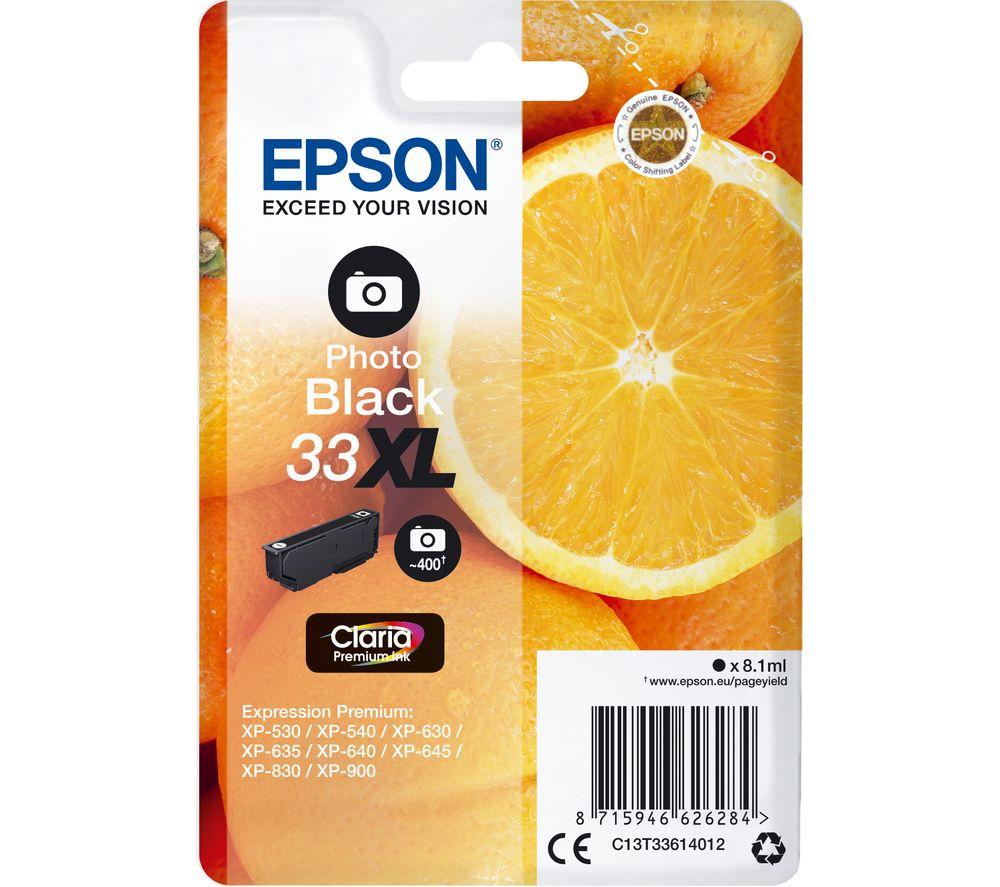 EPSON No. 33 Oranges XL Black Ink Cartridge