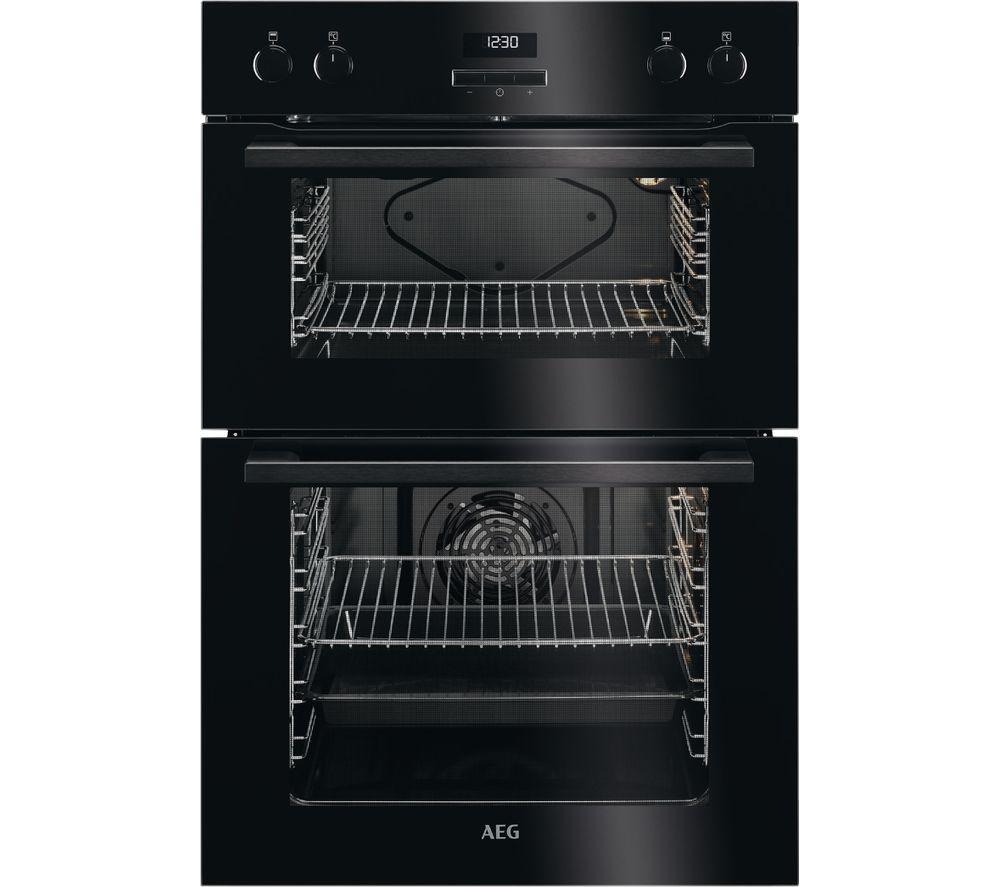 AEG DEE431010B Electric Double Oven - Black