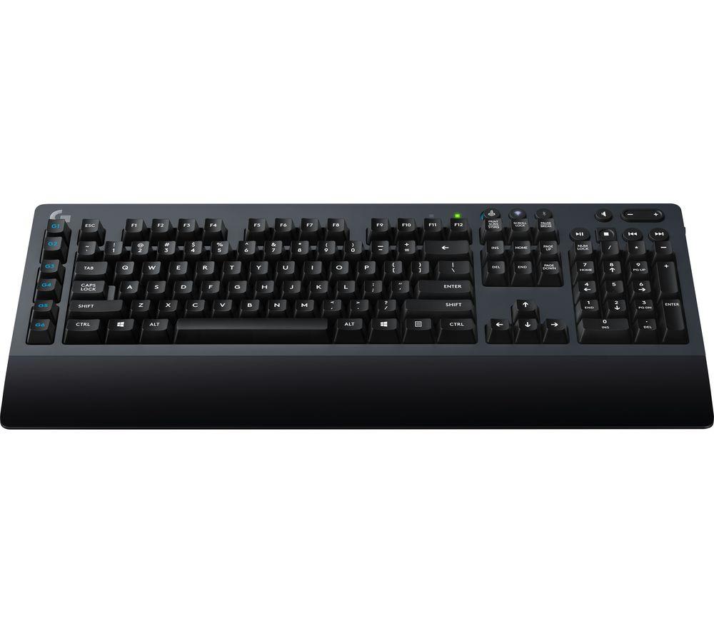 LOGITECH G613 Wireless Mechanical Gaming Keyboard - Dark Grey  Silver/Grey