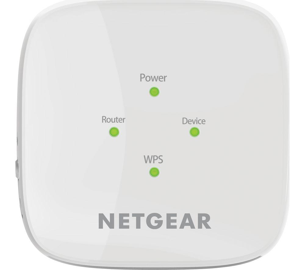 NETGEAR EX6110-100UKS WiFi Range Extender - AC 1200  Dual-band  White