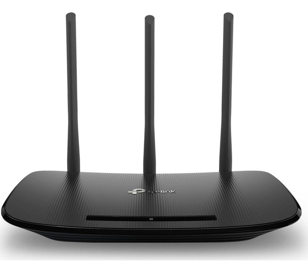 TP-LINK TL-WR940N WiFi Cable & Fibre Router - N450  Single-band  Black