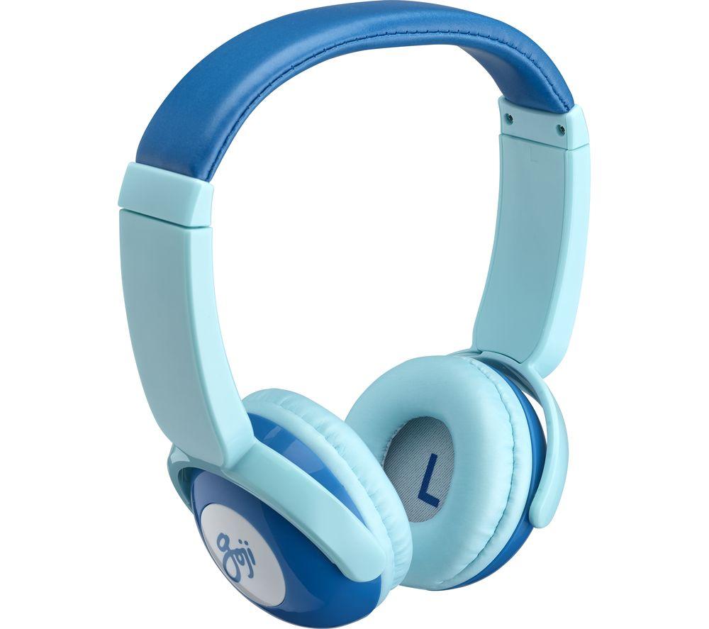 GOJI GKIDBTB18 Wireless Bluetooth Kids Headphones - Blue