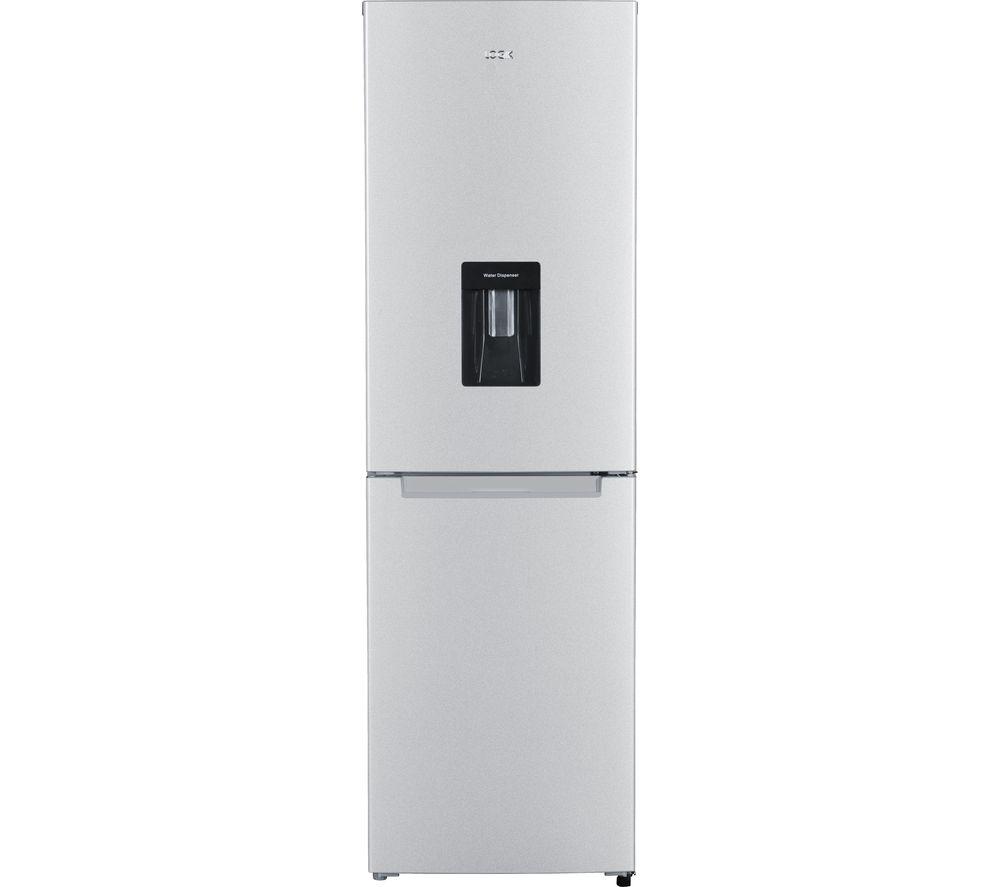 LOGIK LFFD55S18 50/50 Fridge Freezer - Silver