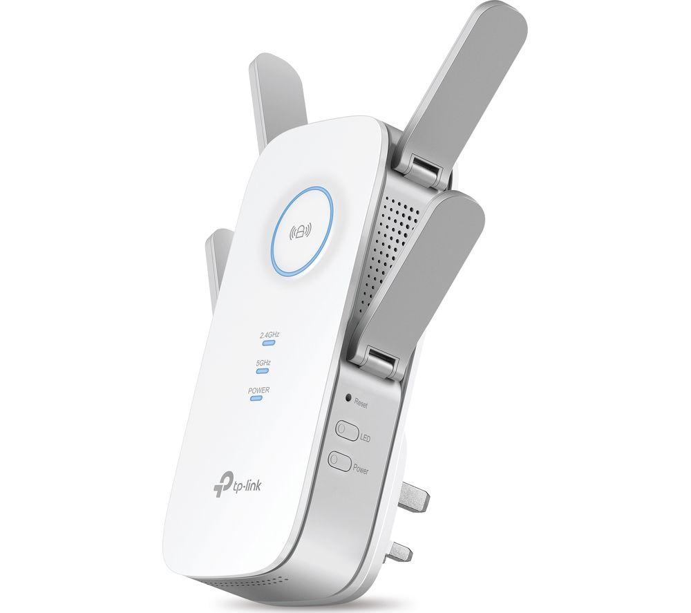 TP-LINK RE650 WiFi Range Extender - AC 2600  Dual-band  White