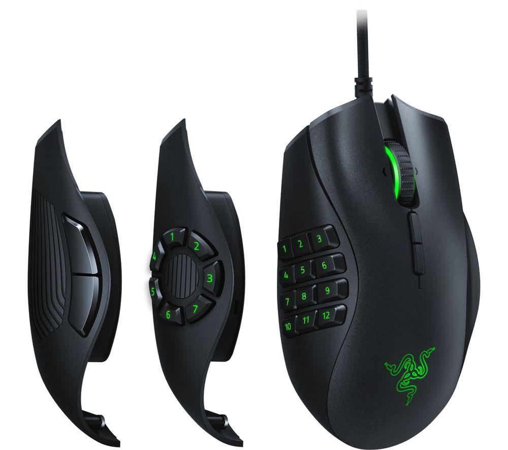 RAZER Naga Trinity Optical Gaming Mouse  Black