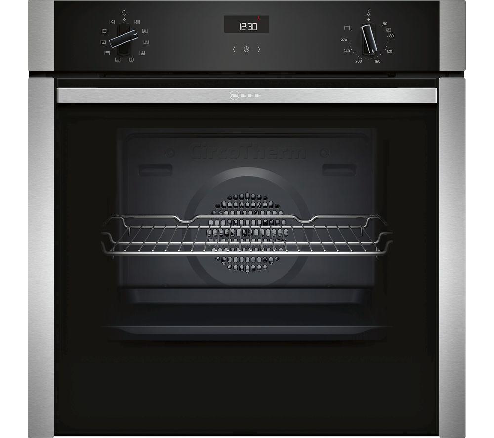NEFF N50 B3ACE4HN0B Slide&Hide Electric Oven - Stainless Steel