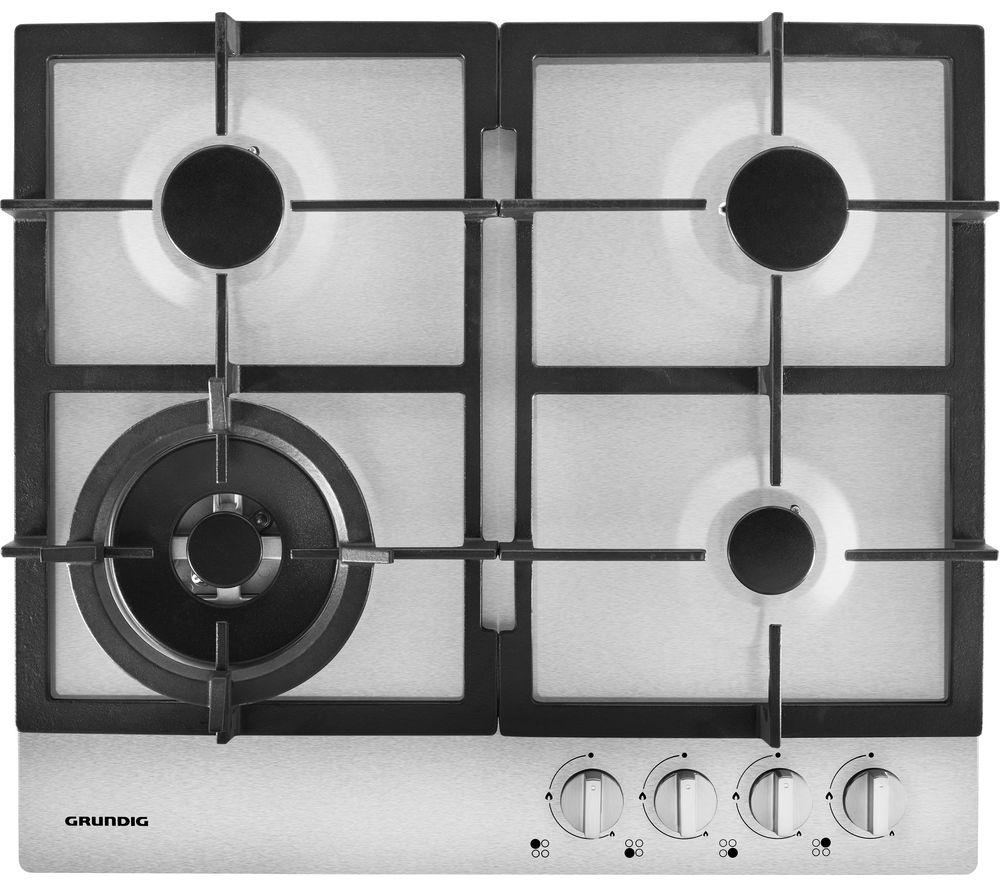 GRUNDIG GIGA6234250X Gas Hob - Stainless Steel