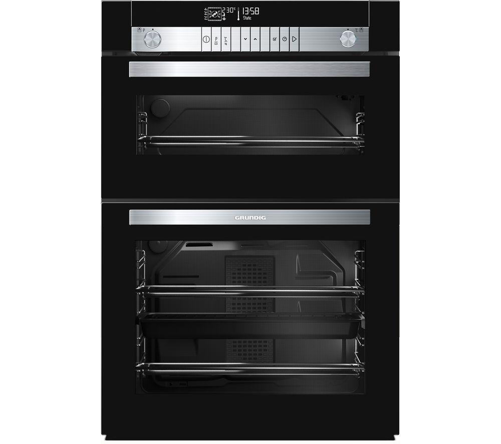 GRUNDIG GEDM47000B Electric Double Oven - Black