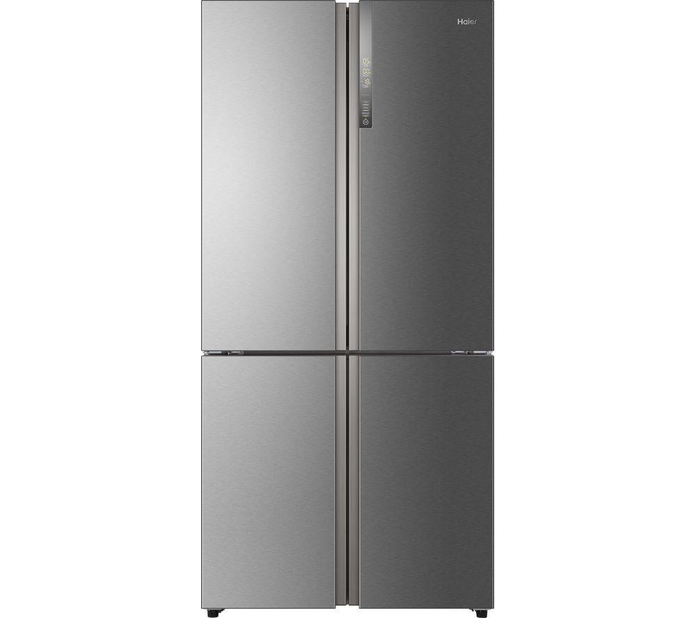 HAIER Cube HTF-610DM7 Fridge Freezer - Silver
