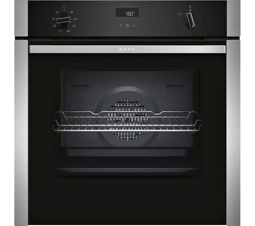 NEFF N50 B4ACF1AN0B Slide&Hide Electric Oven - Stainless Steel
