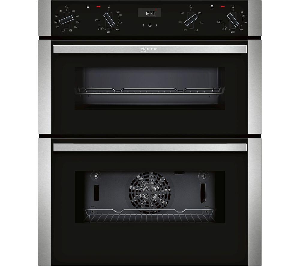 NEFF N50 J1ACE4HN0B Electric Built-under Double Oven - Stainless Steel