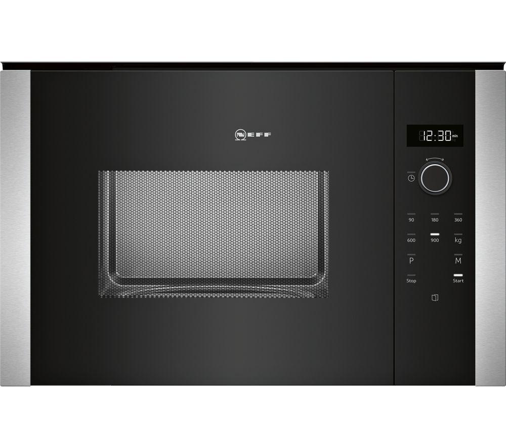 NEFF N50 HLAWD53N0B Built-in Solo Microwave - Black