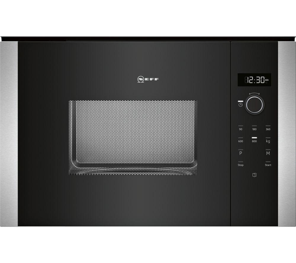 NEFF N50 HLAWD23N0B Built-in Solo Microwave - Black