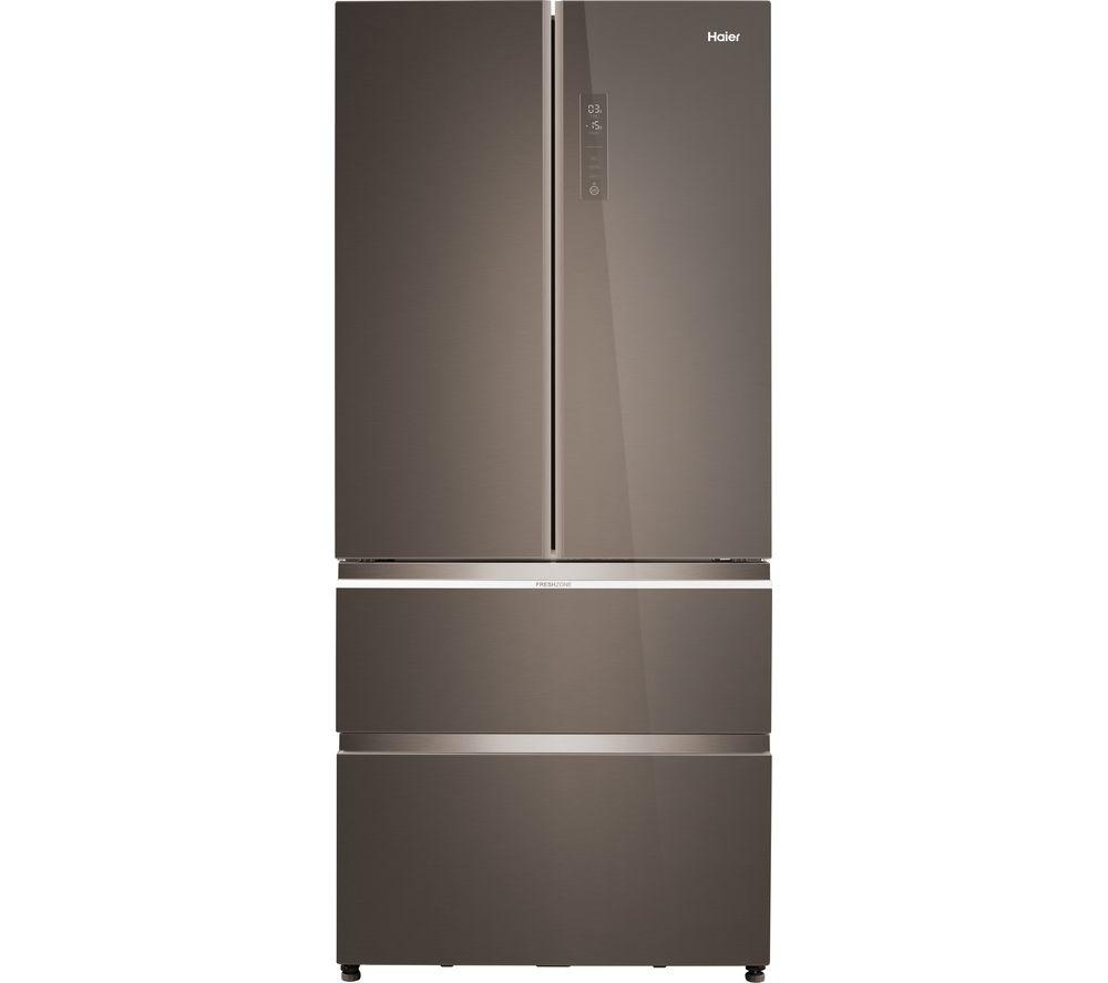 HAIER Multi-Door HB18FGSAAA Fridge Freezer - Iconic Glass