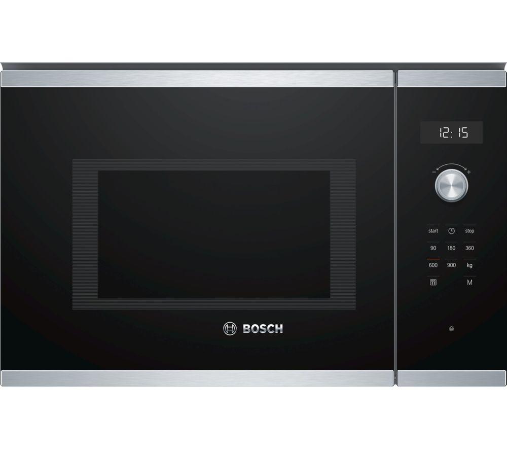 BOSCH Serie 6 BFL554MS0B Built-in Solo Microwave - Stainless Steel