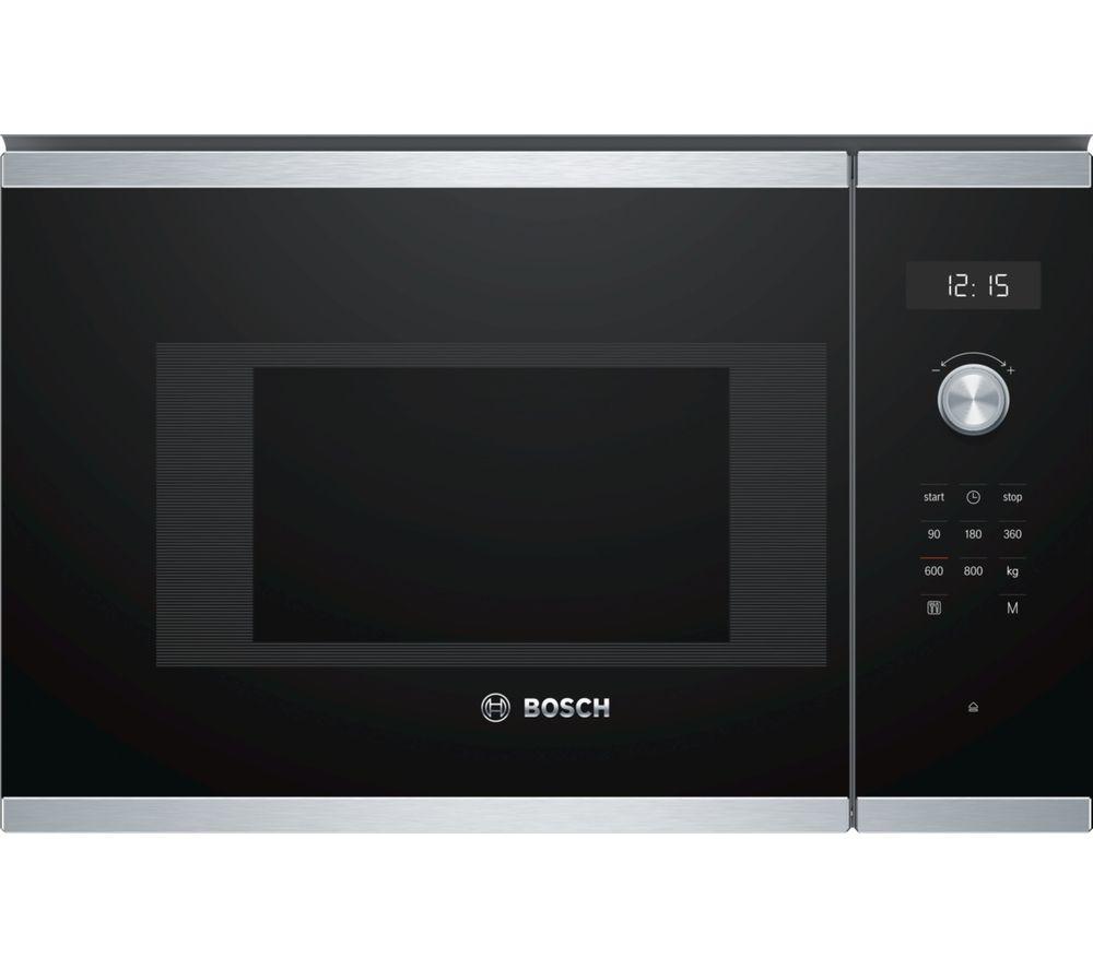 BOSCH Serie 6 BFL524MS0B Built-in Solo Microwave - Stainless Steel