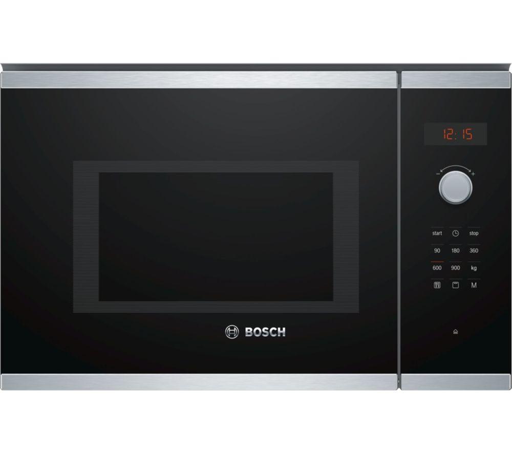 BOSCH Serie 4 BEL553MS0B Built-in Microwave with Grill - Stainless Steel
