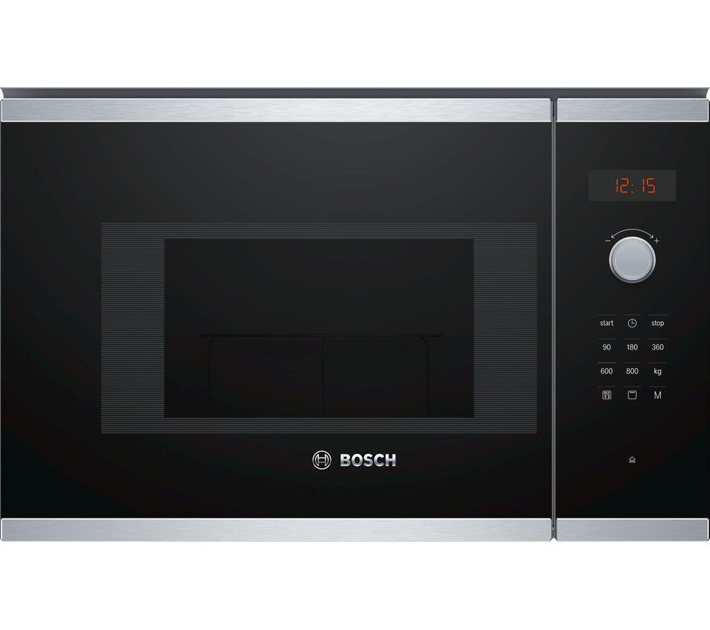 BOSCH Serie 4 BEL523MS0B Built-in Microwave with Grill - Stainless Steel
