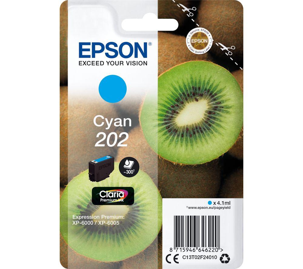 Epson 202 Kiwi Cyan Ink Cartridge