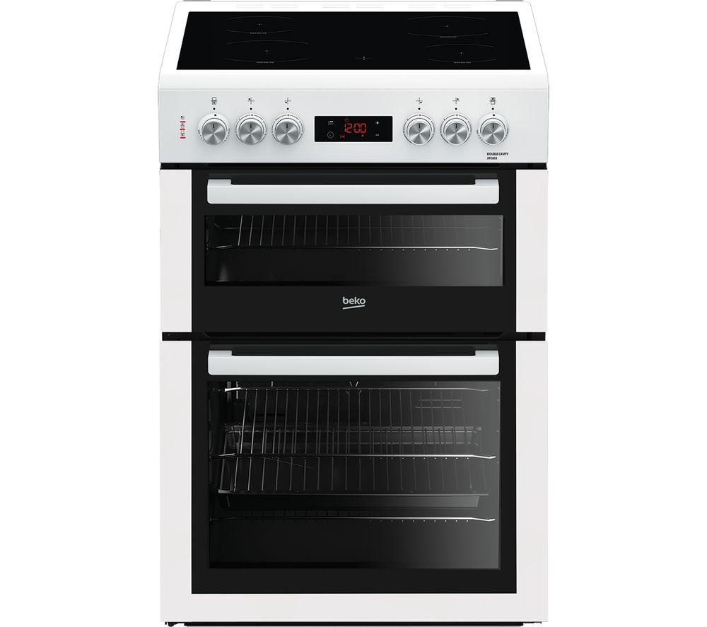 BEKO XTC653W 60 cm Electric Ceramic Cooker - White