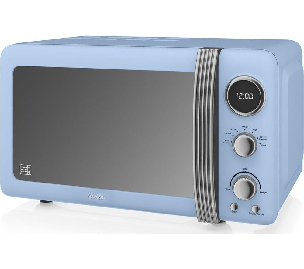 Swan SM22030BLN Solo Microwave Blue