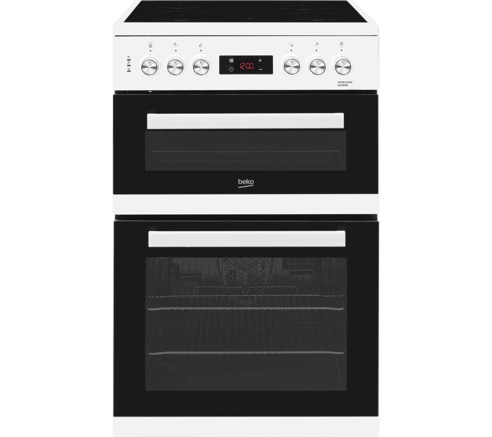 BEKO XDC653W 60 cm Electric Ceramic Cooker - White