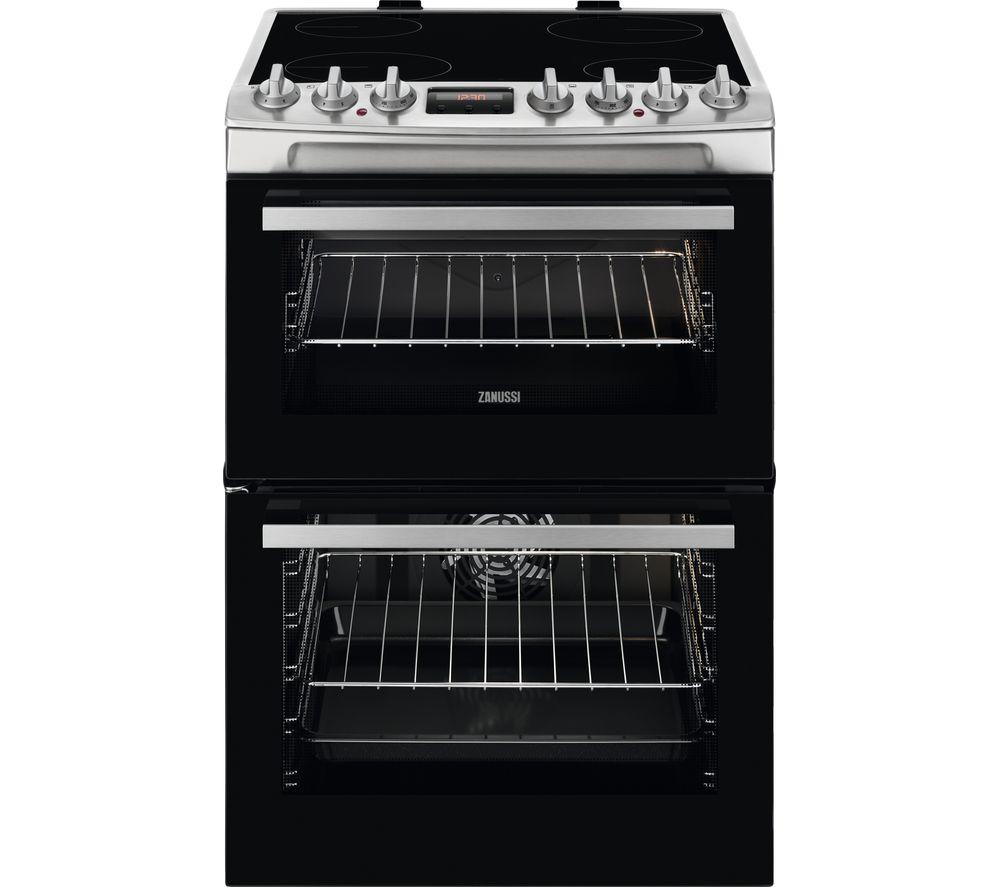 ZANUSSI ZCV69068XE 60 cm Electric Ceramic Cooker - Stainless Steel