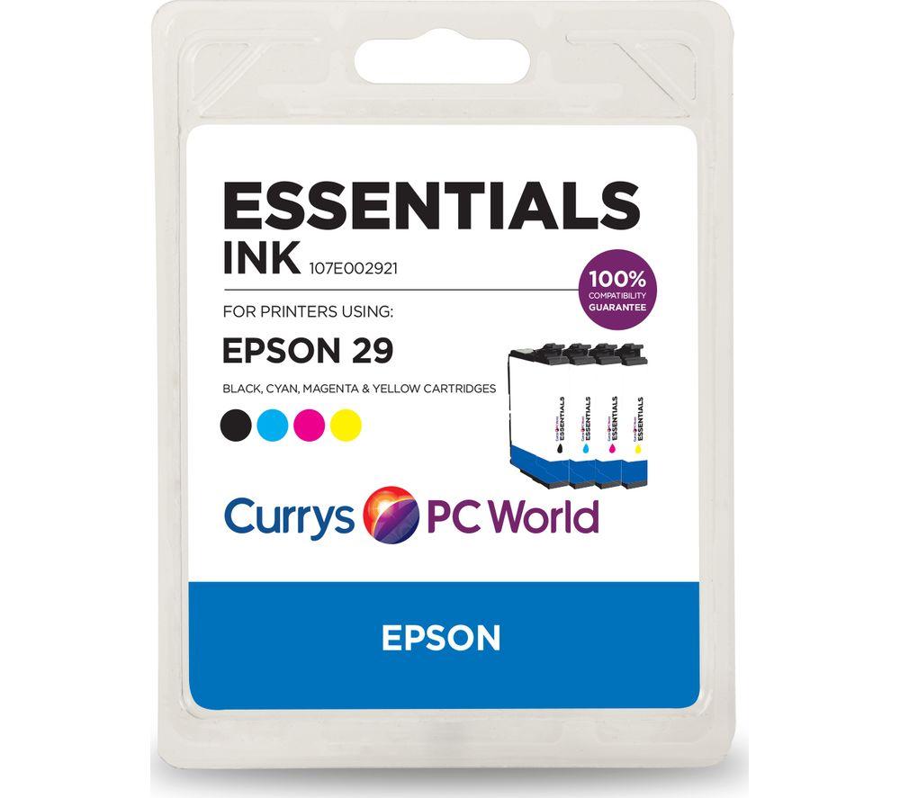 ESSENTIALS Epson 29 Cyan  Magenta  Yellow & Black Ink Cartridges
