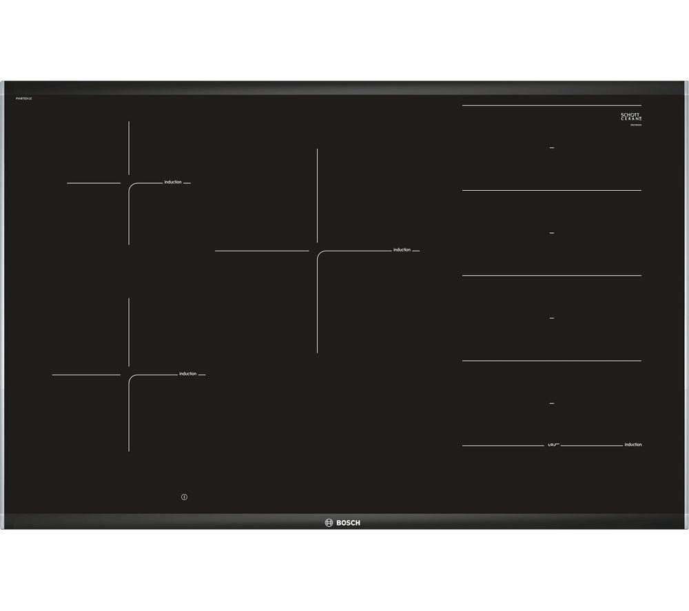 BOSCH Serie 8 PXV875DV1E Electric Induction Hob - Black