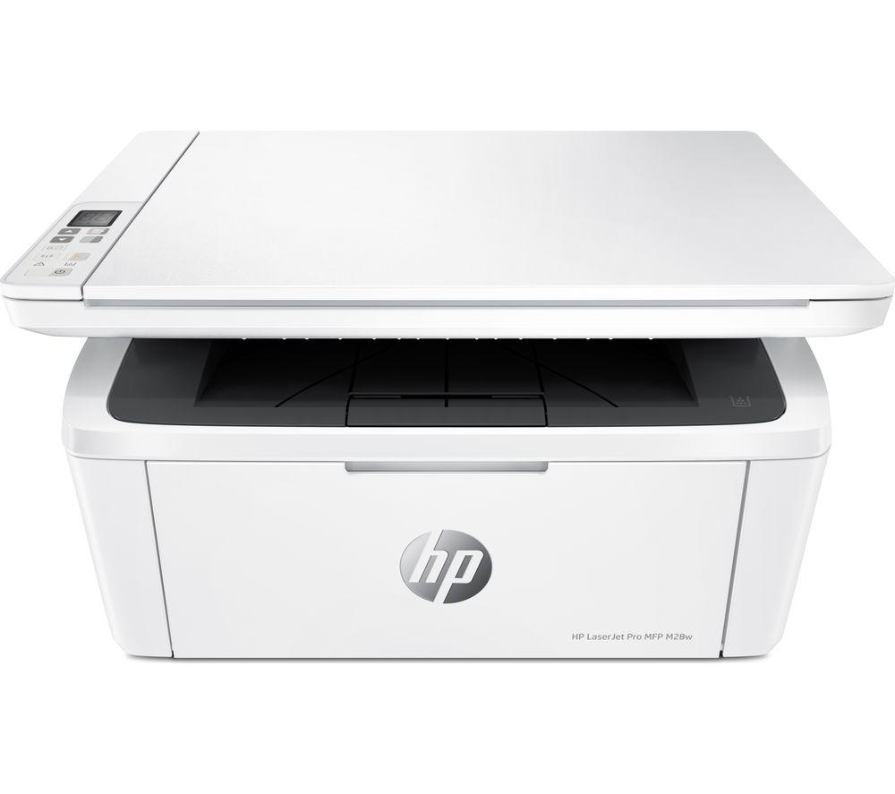 HP LaserJet Pro M28W Monochrome All-in-One Wireless Laser Printer  White