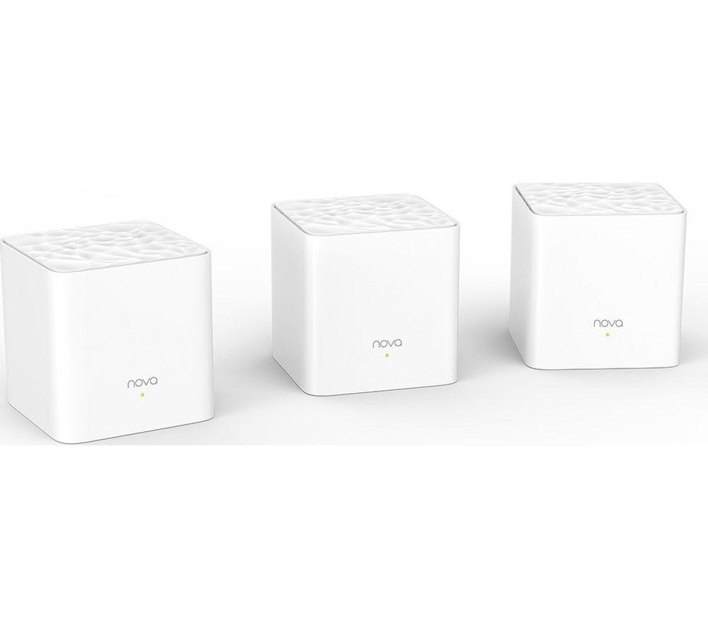 TENDA Nova MW3 Whole Home WiFi System - Triple Pack  White