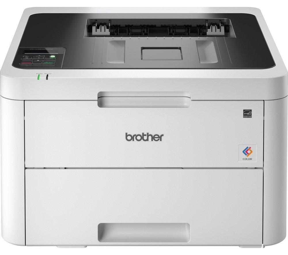 BROTHER HLL3230CDW Wireless Laser Colour Printer  Silver/Grey