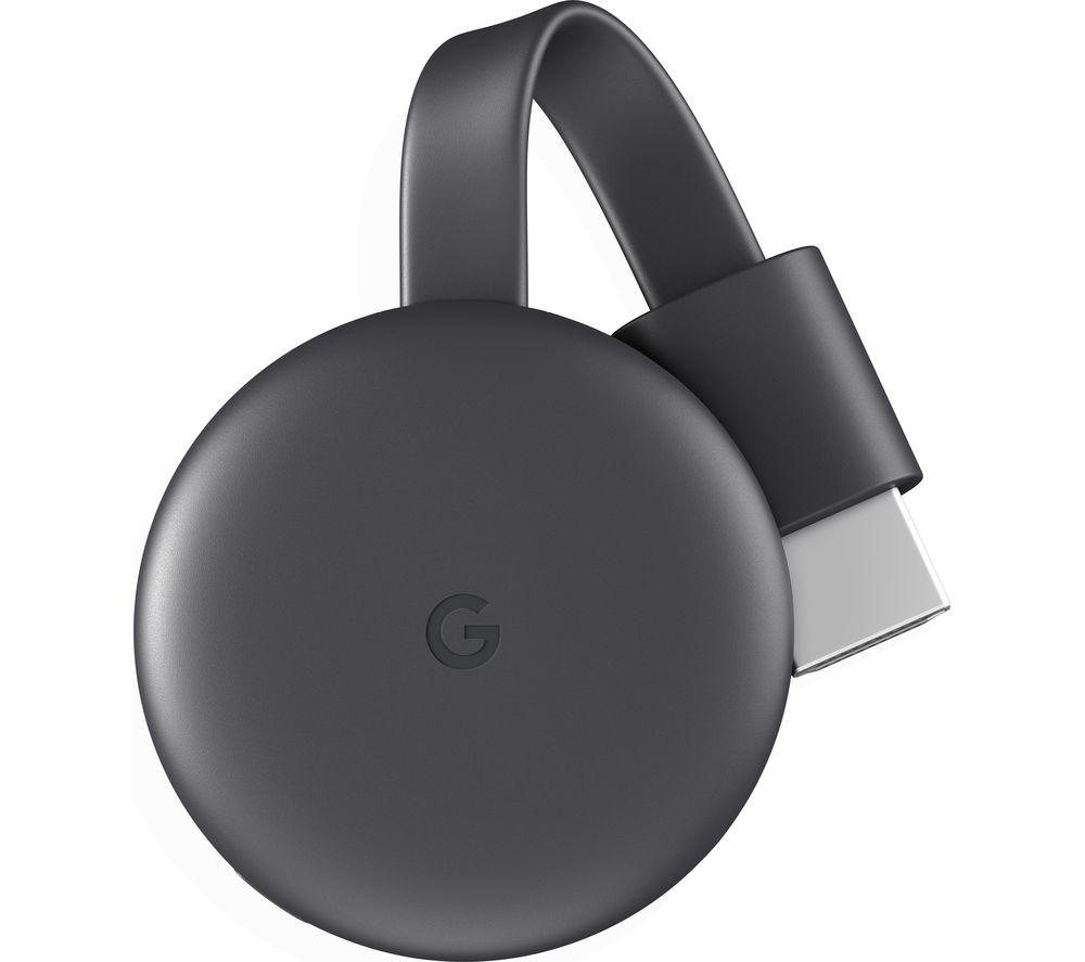 GOOGLE Chromecast - Third Generation  Charcoal